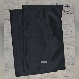 Set Of 2 Prada Authentic Travel Dust Bags Drawstring 14” x 8.5”